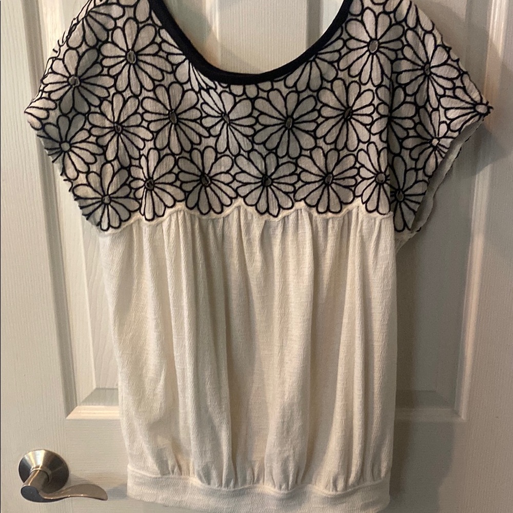 NWT NEW Free People Georgia Bubble Hem Top Size Medium